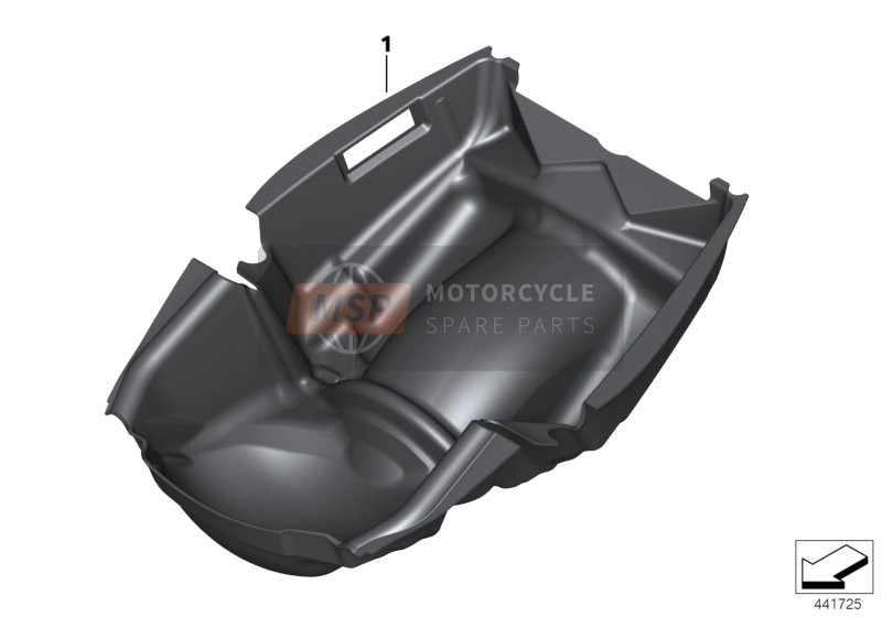 BMW C 650 GT 16 (0C05, 0C15) 2015 Inlegmat voor een 2015 BMW C 650 GT 16 (0C05, 0C15)