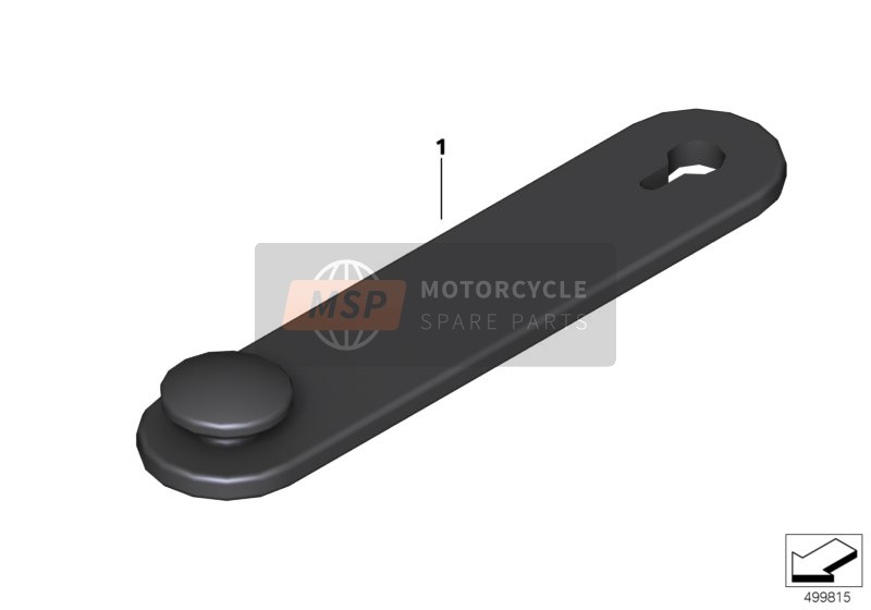 BMW C 650 GT 16 (0C05, 0C15) 2019 Rubber-spanband voor een 2019 BMW C 650 GT 16 (0C05, 0C15)