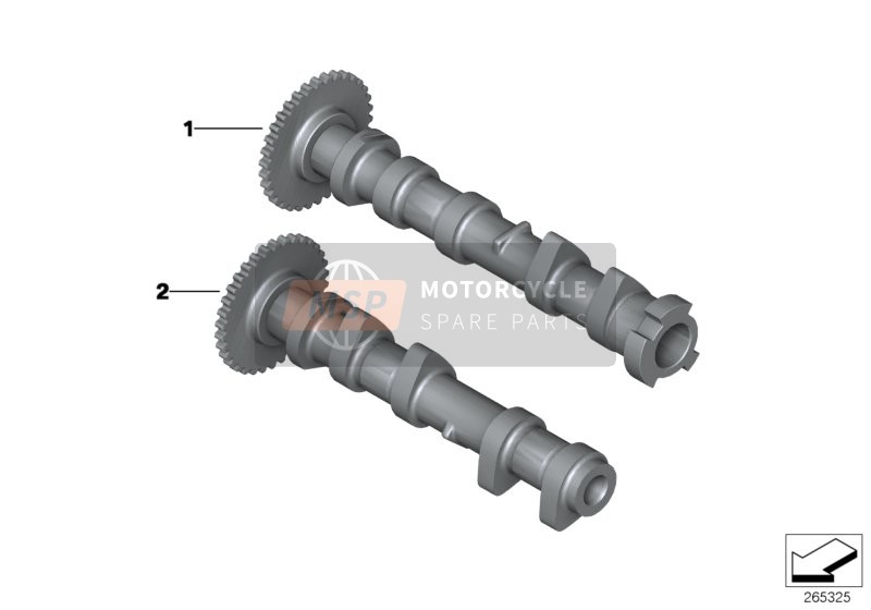 BMW C 650 GT 16 (0C05, 0C15) 2019 Árbol de levas para un 2019 BMW C 650 GT 16 (0C05, 0C15)