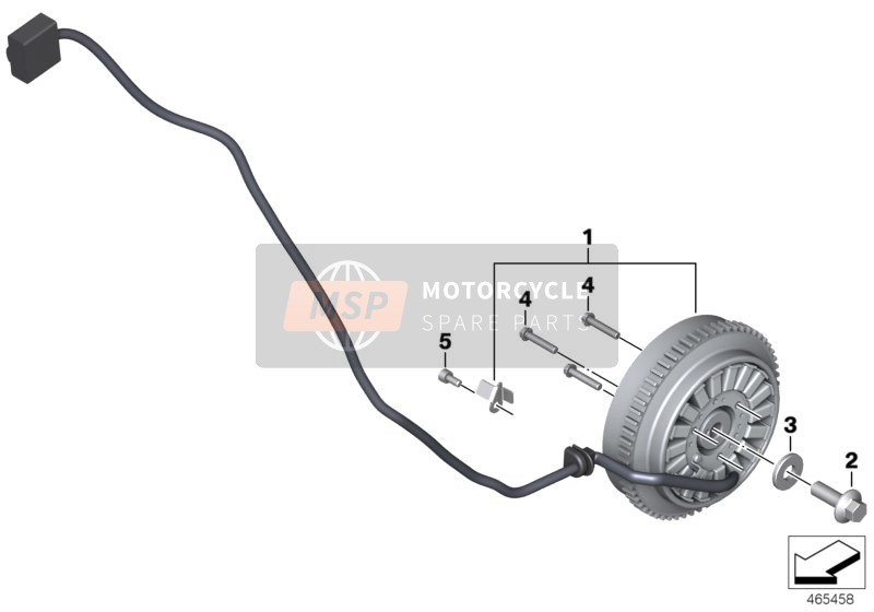 BMW C 650 GT 16 (0C05, 0C15) 2019 Alternador para un 2019 BMW C 650 GT 16 (0C05, 0C15)