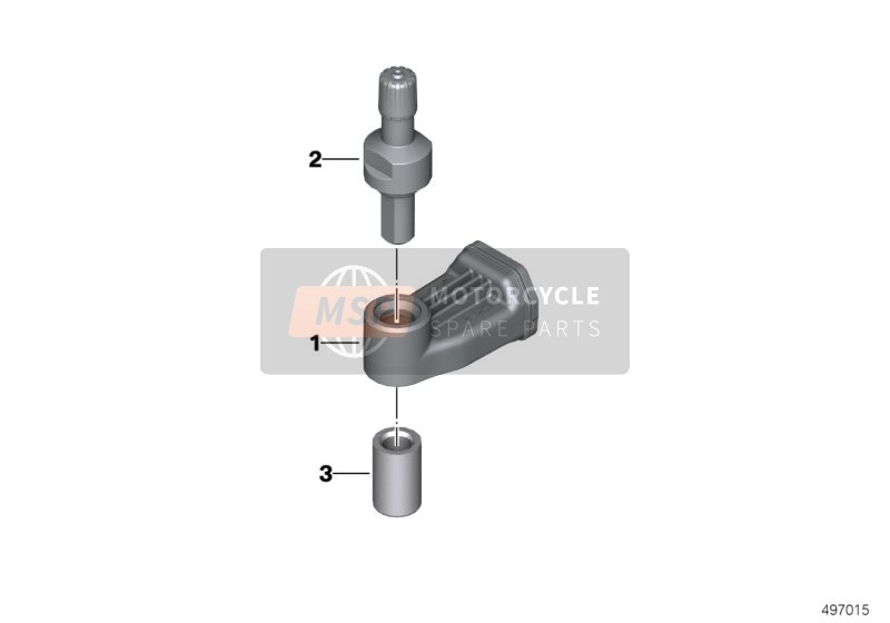 RDC-3 sensor, voorwiel