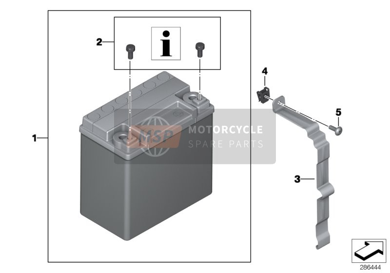 BMW C 650 Sport 16 (0C04, 0C14) 2015 BATTERY AGM for a 2015 BMW C 650 Sport 16 (0C04, 0C14)