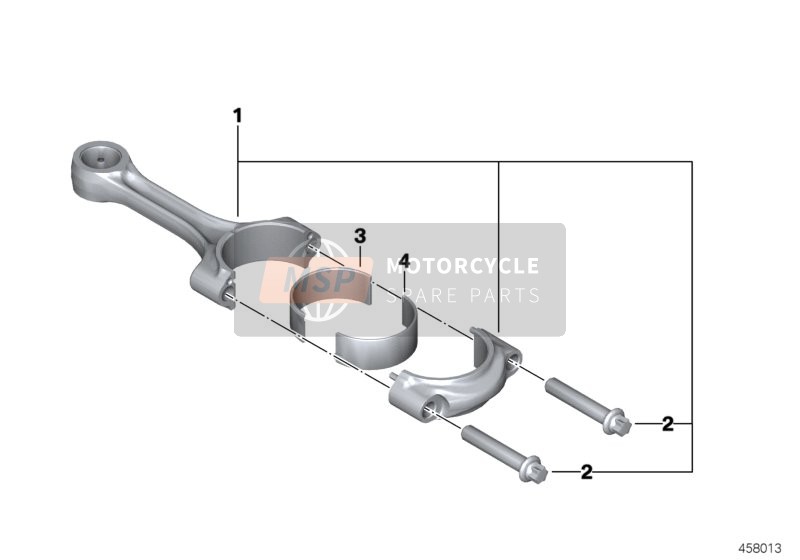 CONNECTING ROD WITH BEARING