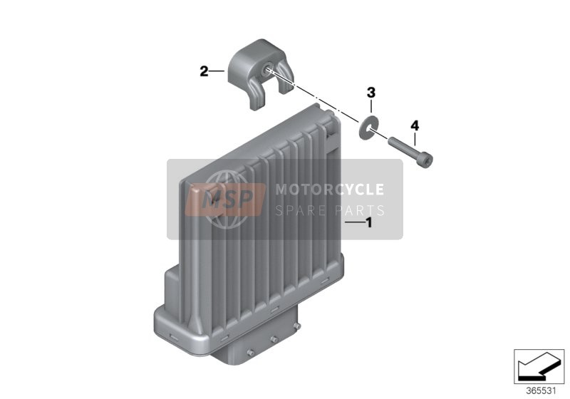 BMW C evolution (0C03) 2017 Modulo base per un 2017 BMW C evolution (0C03)