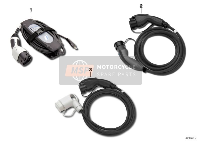BMW C evolution (0C03) 2019 Câble d'alimentation de charge rapide pour un 2019 BMW C evolution (0C03)