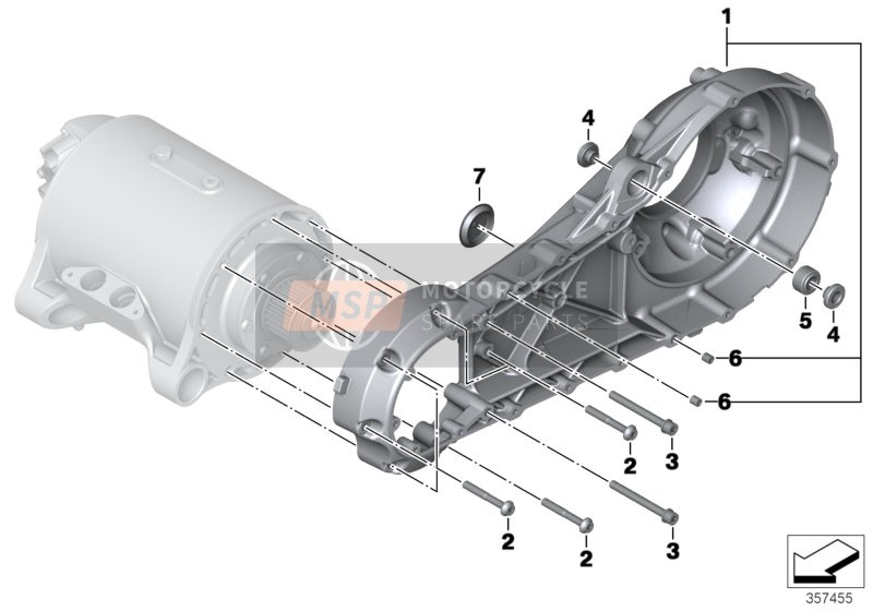 REAR WHEEL SWINGING ARM