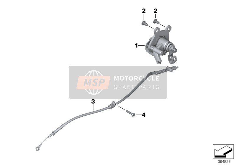 BMW C evolution (0C03) 2014 Parkbremse 2 für ein 2014 BMW C evolution (0C03)