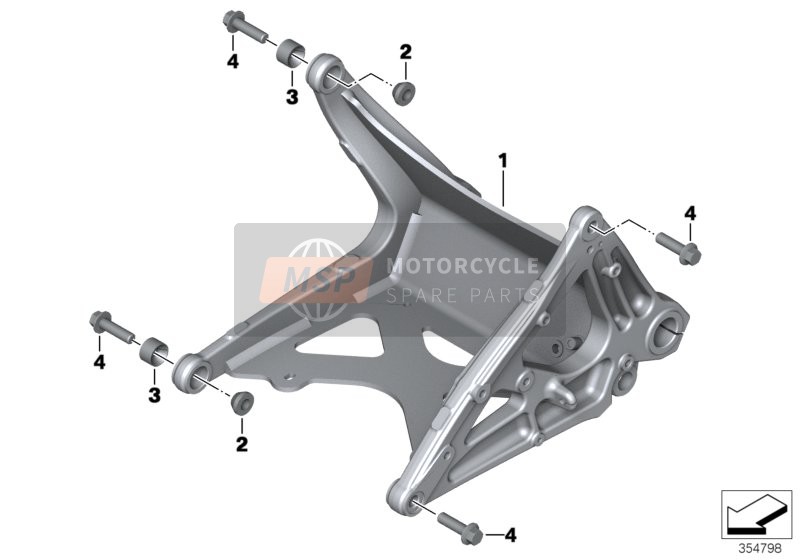 BMW C evolution (0C03) 2014 Marco intermedio para un 2014 BMW C evolution (0C03)