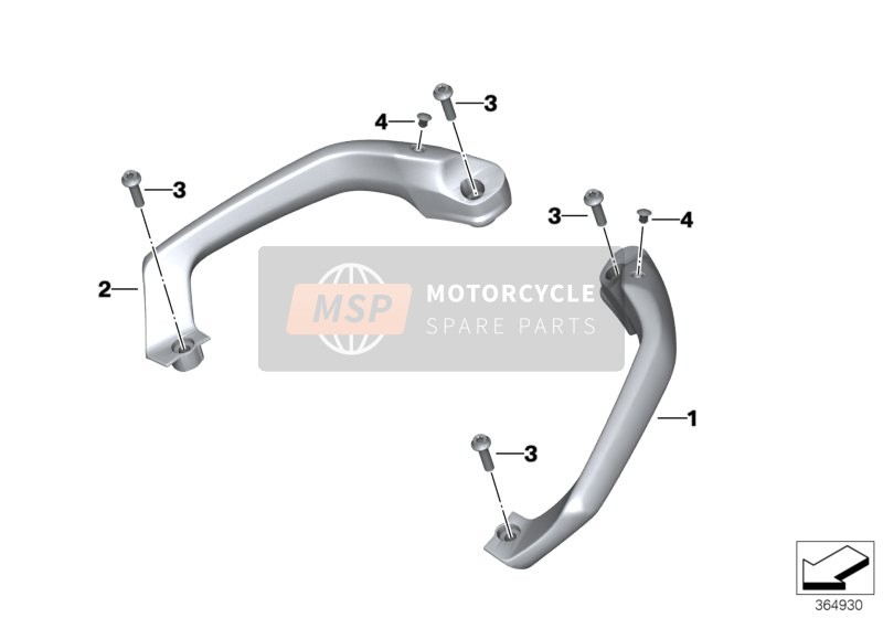 BMW C evolution (0C03) 2013 Handgrepen voor een 2013 BMW C evolution (0C03)