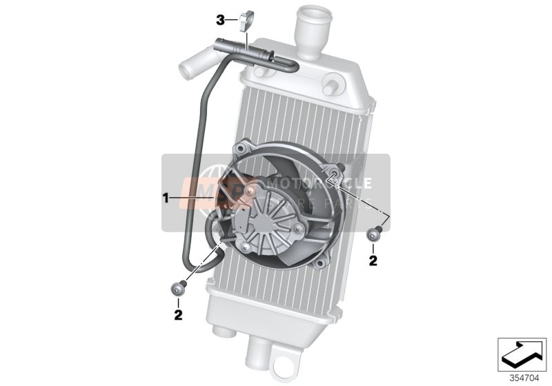 BMW C evolution (0C03) 2014 Ventilateur pour un 2014 BMW C evolution (0C03)