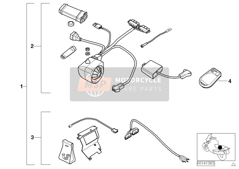 BMW F 650 94 (0161) 1998 Systèmes d'alarme 2 pour un 1998 BMW F 650 94 (0161)