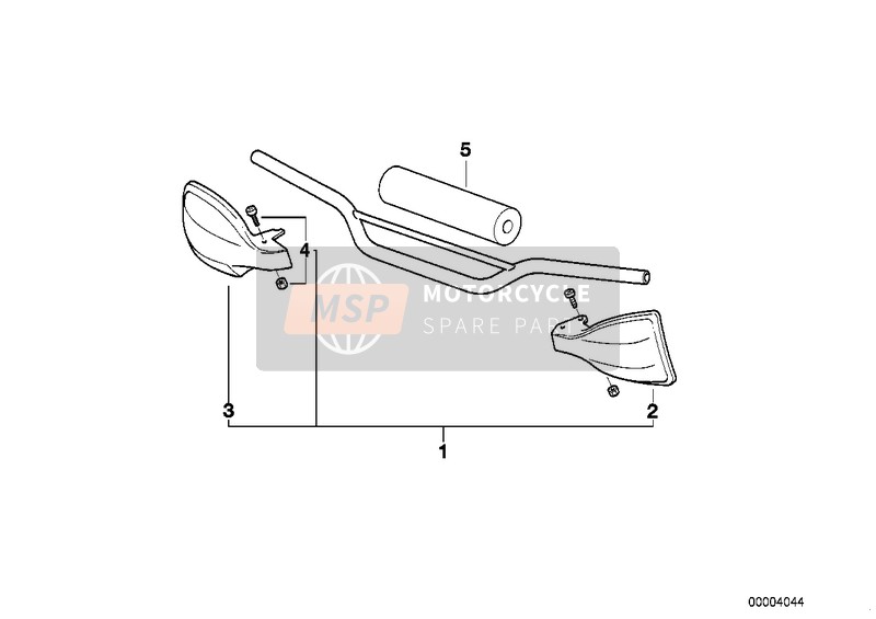 32712316601, Handbescherming Links, BMW, 0