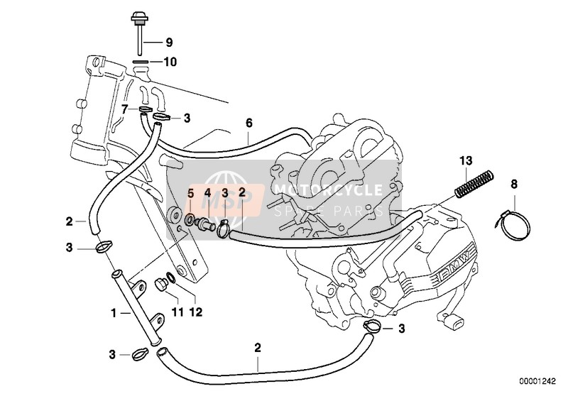 11412345156, Tuyau, BMW, 0