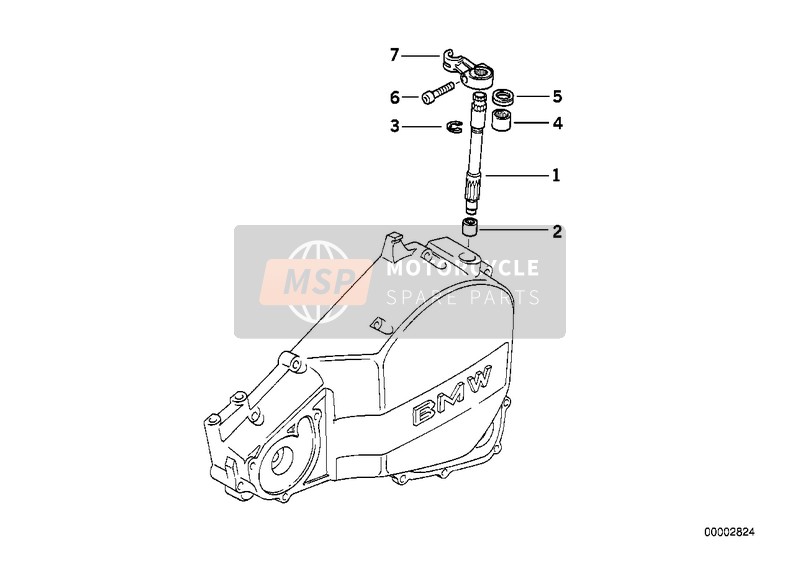 BMW F 650 94 (0161) 1995 Controllo della frizione per un 1995 BMW F 650 94 (0161)