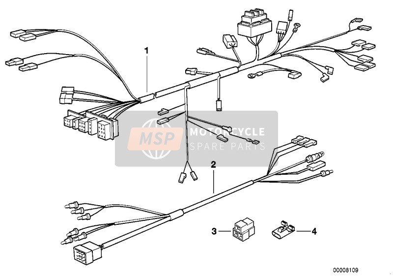 BMW F 650 97 (0162) 1999 Arnés de cable para un 1999 BMW F 650 97 (0162)