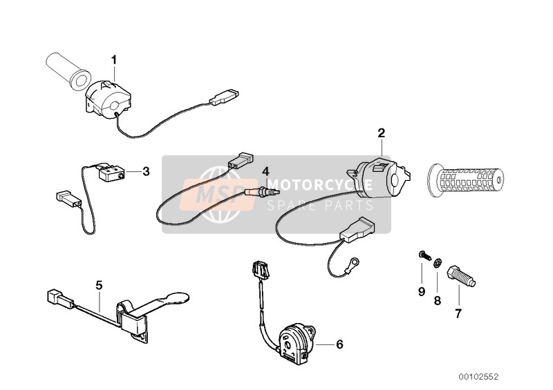 BMW F 650 97 (0162) 2003 SWITCH for a 2003 BMW F 650 97 (0162)