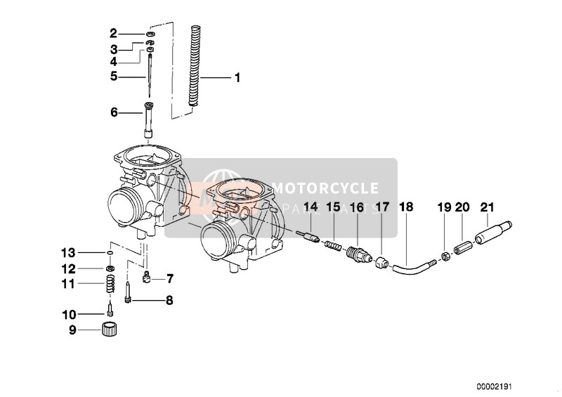 BMW F 650 97 (0162) 1997 Mengsel-regulering voor een 1997 BMW F 650 97 (0162)