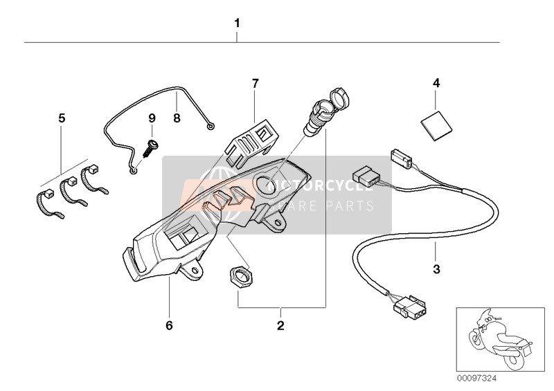 71607664866, Nachrüstsatz Steckdose, BMW, 0