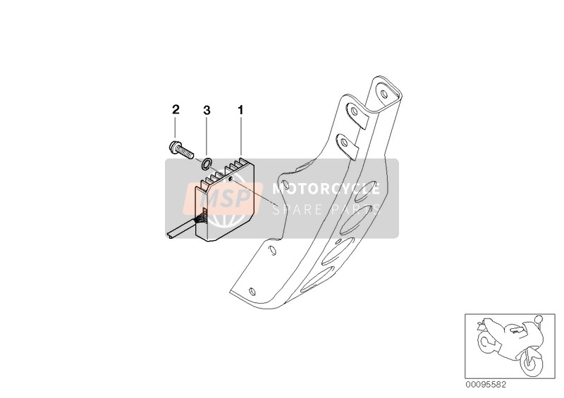 BMW F 650 CS 02 (0174,0184) 2000 VOLTAGE REGULATOR for a 2000 BMW F 650 CS 02 (0174,0184)