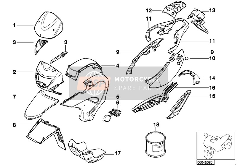 BMW F 650 GS 00 (0172,0182) 2003 Onderdelen gegrond voor een 2003 BMW F 650 GS 00 (0172,0182)