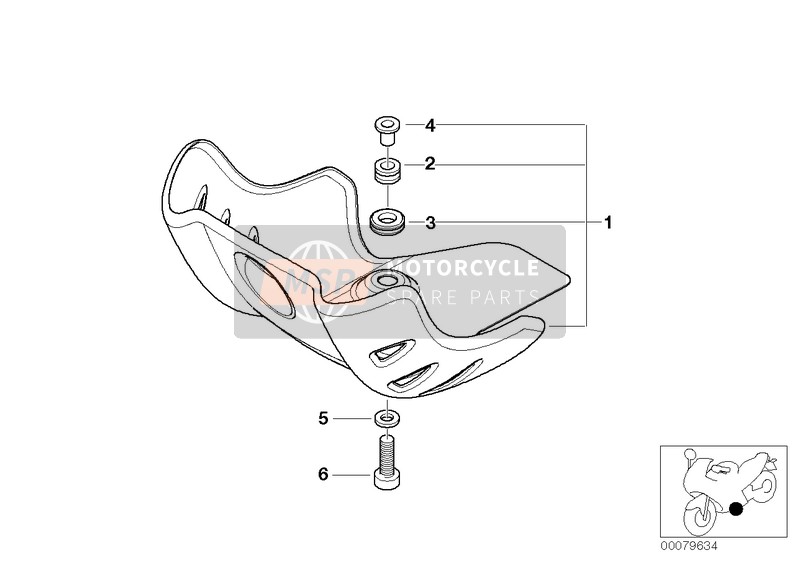 BMW F 650 GS 00 (0172,0182) 2003 Protección inferior para un 2003 BMW F 650 GS 00 (0172,0182)