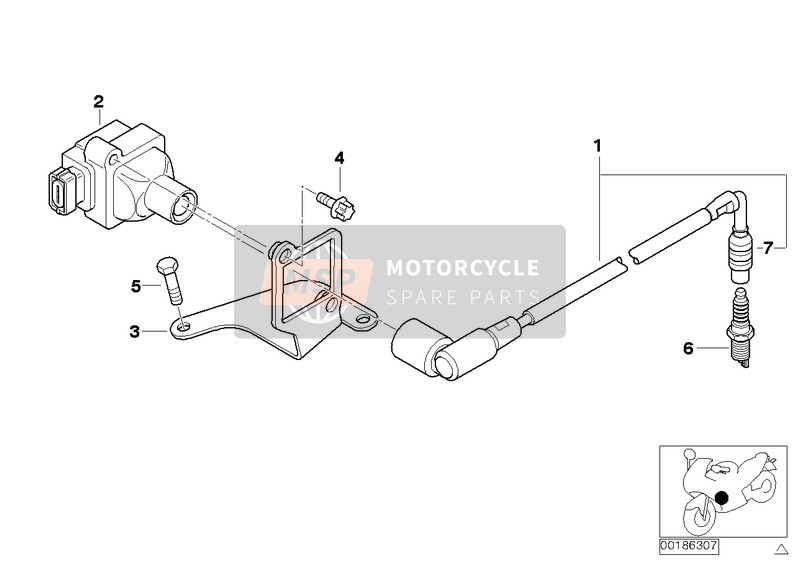 BMW F 650 GS 00 (0172,0182) 2003 IGNITION SYSTEM for a 2003 BMW F 650 GS 00 (0172,0182)