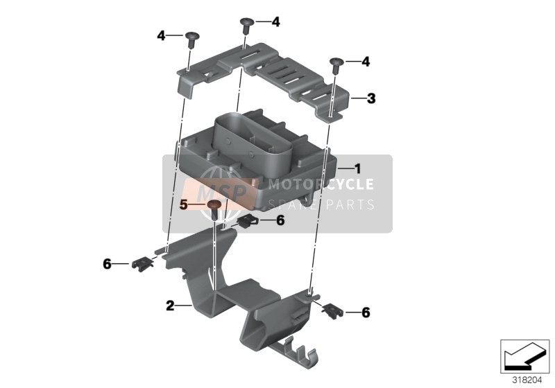 BMW F 650 GS 00 (0172,0182) 2002 Boîtier électronique BMS-C / E pour un 2002 BMW F 650 GS 00 (0172,0182)