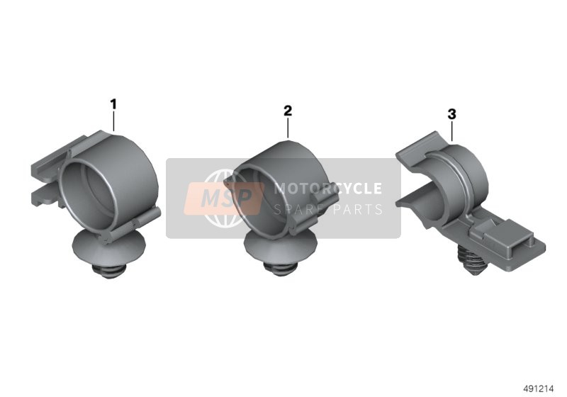 BMW F 650 GS (0218,0228) 2007 Attache-câble pour un 2007 BMW F 650 GS (0218,0228)