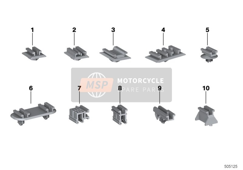 BMW F 650 GS (0218,0228) 2007 PLUG-IN CONNECTION BRACKET for a 2007 BMW F 650 GS (0218,0228)