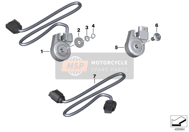 BMW F 650 GS (0218,0228) 2006 Schalter, Seitenständer für ein 2006 BMW F 650 GS (0218,0228)