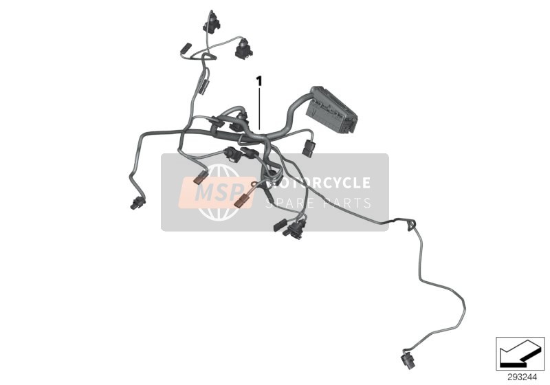 BMW F 650 GS (0218,0228) 2006 ENGINE WIRING HARNESS for a 2006 BMW F 650 GS (0218,0228)