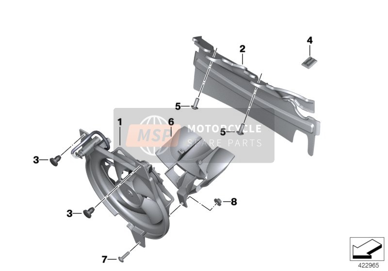 BMW F 650 GS (0218,0228) 2011 Gebläse für ein 2011 BMW F 650 GS (0218,0228)