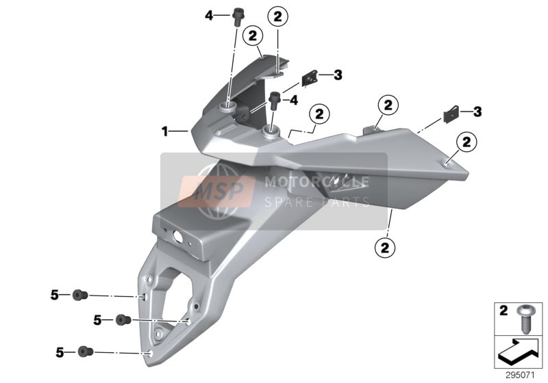 46627695030, Support De Plaque D'Immatriculation, BMW, 0