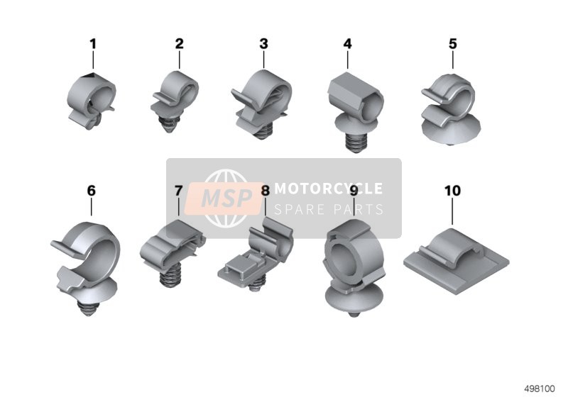 BMW F 650 GS 04 (0175,0185) 2006 TUBING SUPPORT for a 2006 BMW F 650 GS 04 (0175,0185)