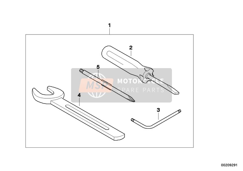 BMW F 700 GS (0B01, 0B11) 2014 Attrezzo per l'auto per un 2014 BMW F 700 GS (0B01, 0B11)