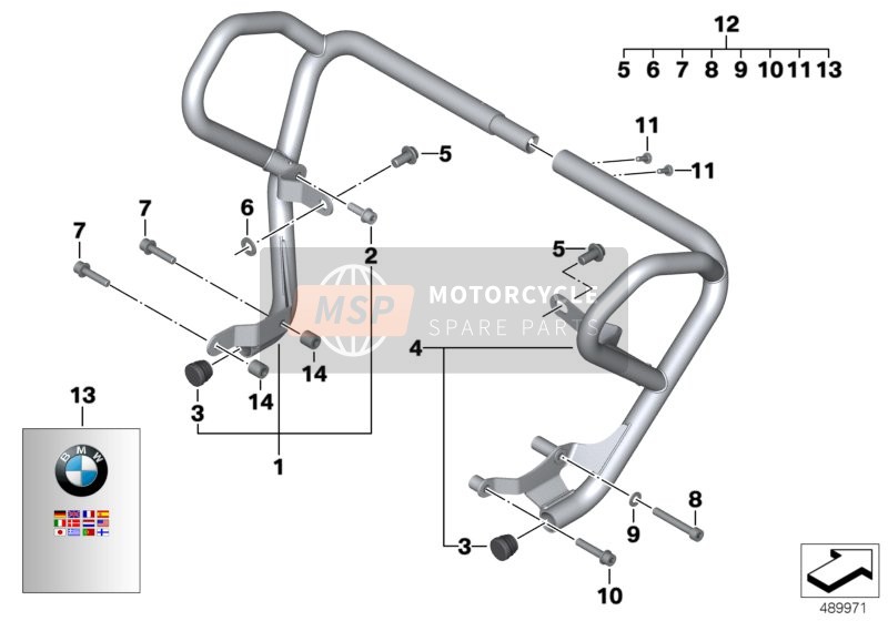 Etrier de protection de moteur 