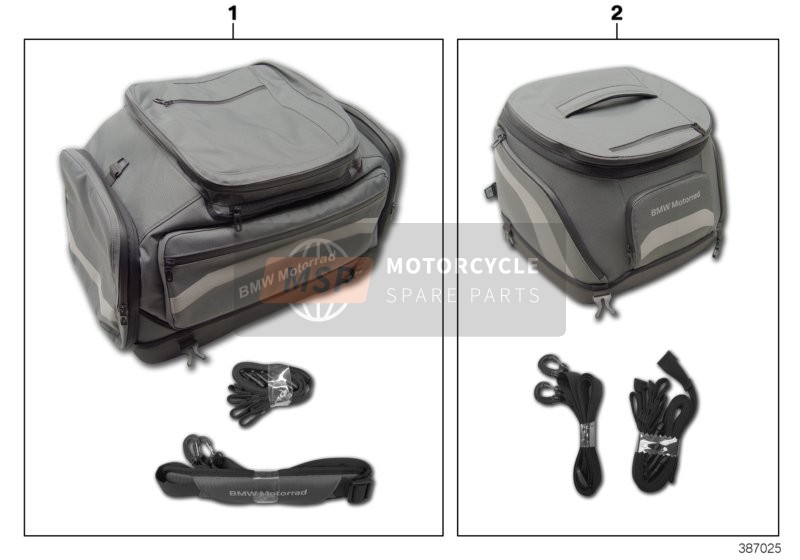 BMW F 700 GS (0B01, 0B11) 2013 Softbag 3 for a 2013 BMW F 700 GS (0B01, 0B11)