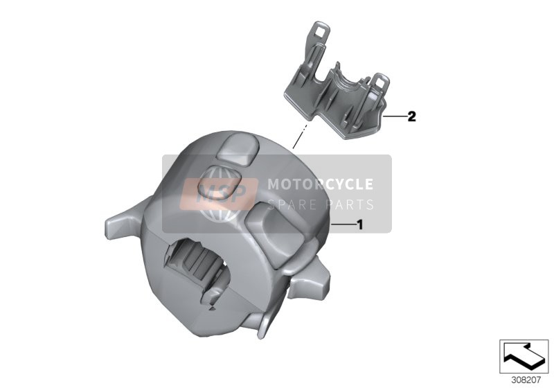 BMW F 700 GS (0B01, 0B11) 2011 Reequipamiento ASC para un 2011 BMW F 700 GS (0B01, 0B11)