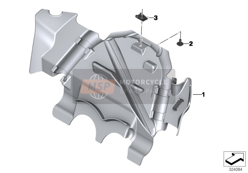 BMW F 700 GS (0B01, 0B11) 2013 Bulkhead for a 2013 BMW F 700 GS (0B01, 0B11)