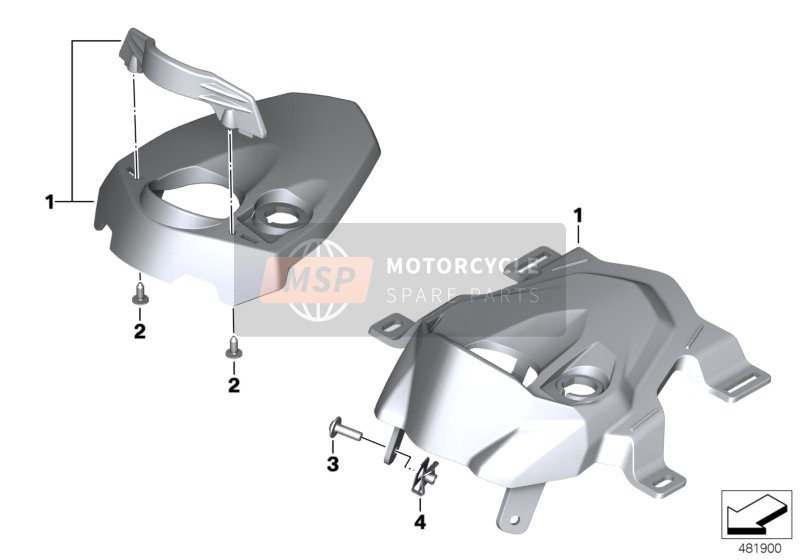 BMW F 800 GS 08 (0219,0229) 2009 TRIM IGNITION STEERING LOCK for a 2009 BMW F 800 GS 08 (0219,0229)