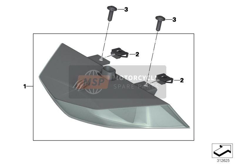 BMW F 800 GS 08 (0219,0229) 2007 Achterlicht voor een 2007 BMW F 800 GS 08 (0219,0229)