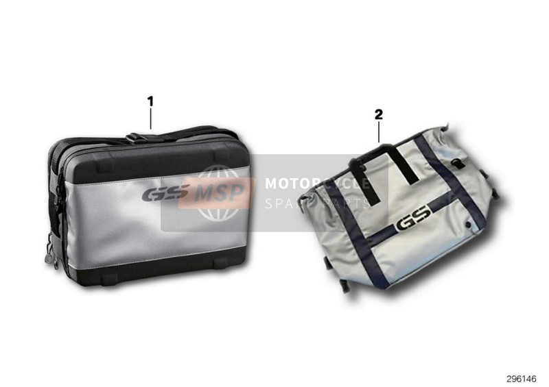 BMW F 800 GS 08 (0219,0229) 2012 Custodia per valigie/borsa superiore per un 2012 BMW F 800 GS 08 (0219,0229)