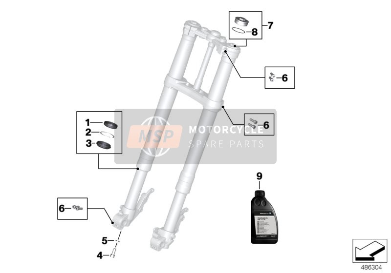 SERVICE OF TELESCOPIC FORKS