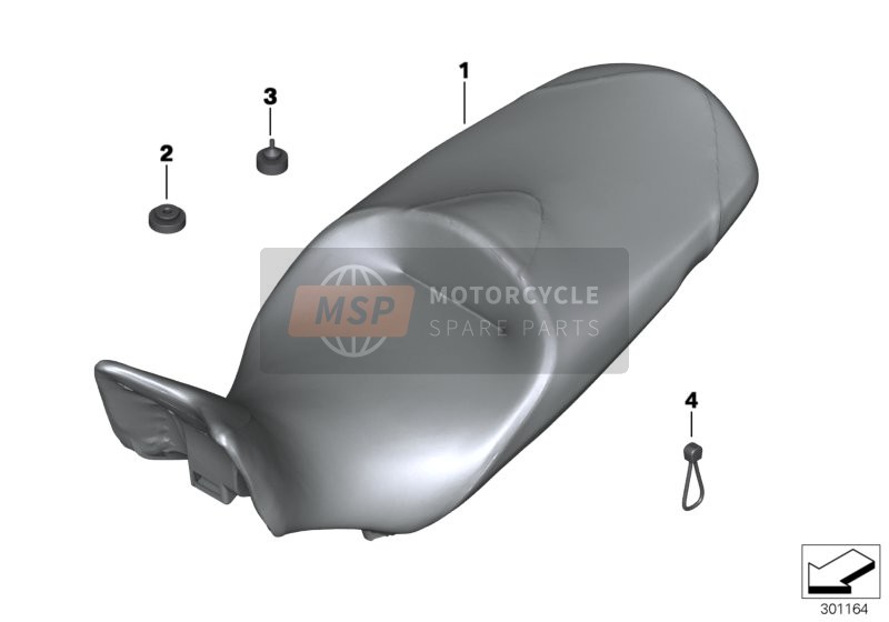 BMW F 800 GS 13 (0B02, 0B12) 2013 Banco confortable para un 2013 BMW F 800 GS 13 (0B02, 0B12)