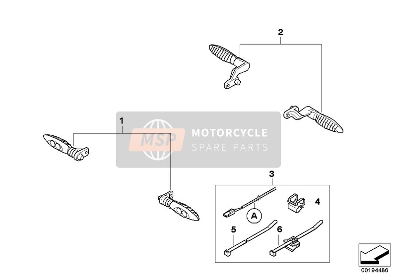 BMW F 800 GS 17 (0B07, 0B17) 2016 Ombouwset, LED-knipperlicht voor een 2016 BMW F 800 GS 17 (0B07, 0B17)