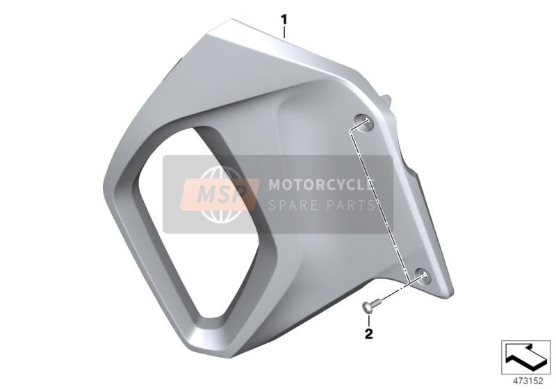 46638542000, Knee Guard, Right, BMW, 0