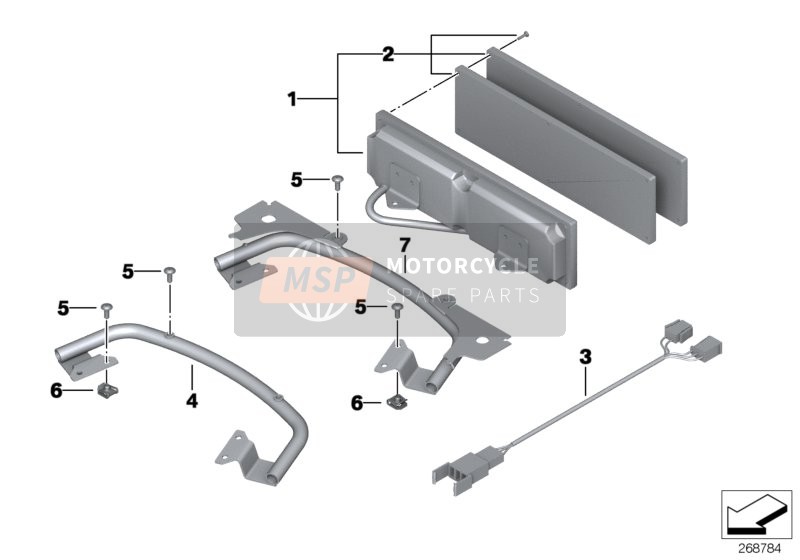 63177723075, Halter Anhaltesignalgeber Und Antennen, BMW, 0