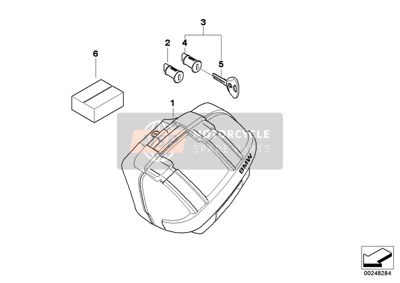 71607722364, Sportkoffer Rechts, BMW, 0