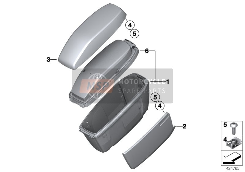 46547697905, Cache Supérieur, BMW, 0