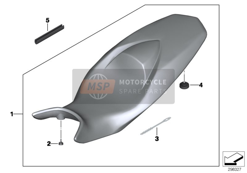 BMW F 800 R (0217,0227) 2007 Asiento de banco de perfil bajo para un 2007 BMW F 800 R (0217,0227)